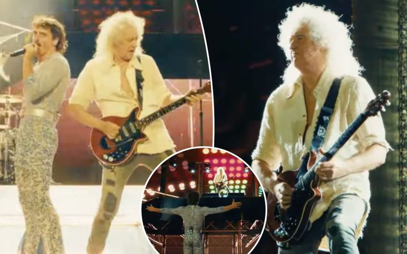 Brian May, 77, rocks Coachella as Benson Boone’s surprise guest for ‘Bohemian Rhapsody’ — 7 months after suffering stroke
