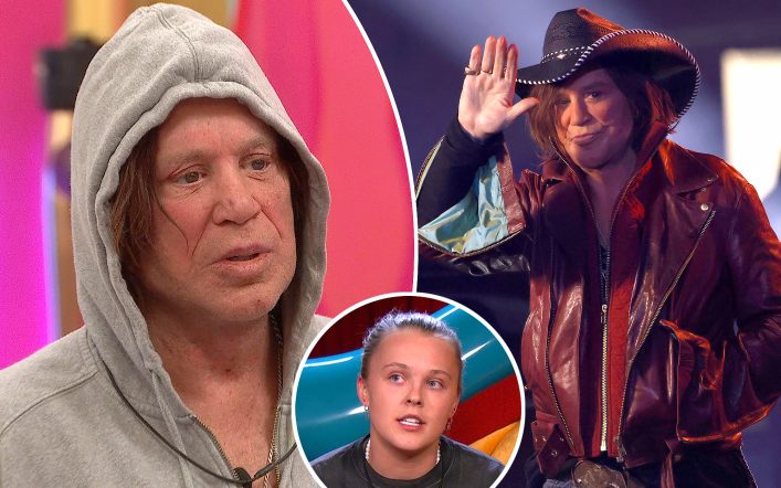 Mickey Rourke leaves ‘Celebrity Big Brother’ after ‘inappropriate language and unacceptable behavior’