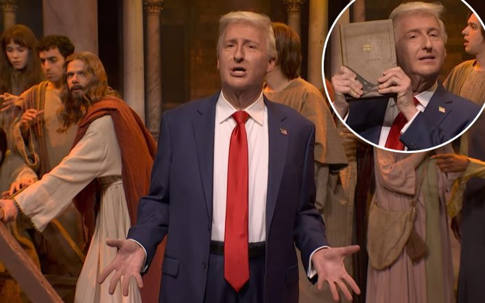 SNL mocks Trump, tariffs in sketch featuring Jesus: Stock market ‘died, then it was risen’