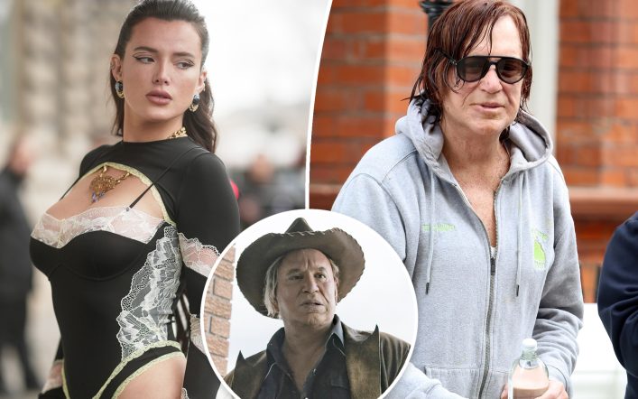 Mickey Rourke reacts to Bella Thorne’s disturbing claim he ‘bruised her pelvic bone’ on set