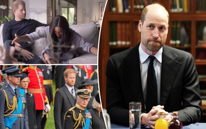 Prince Harry and Meghan Markle could be stripped of HRH titles once William becomes king: palace insiders