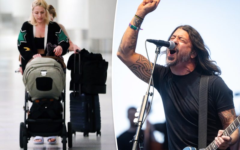 Dave Grohl performs Foo Fighters songs at Coachella for first time since affair and baby drama