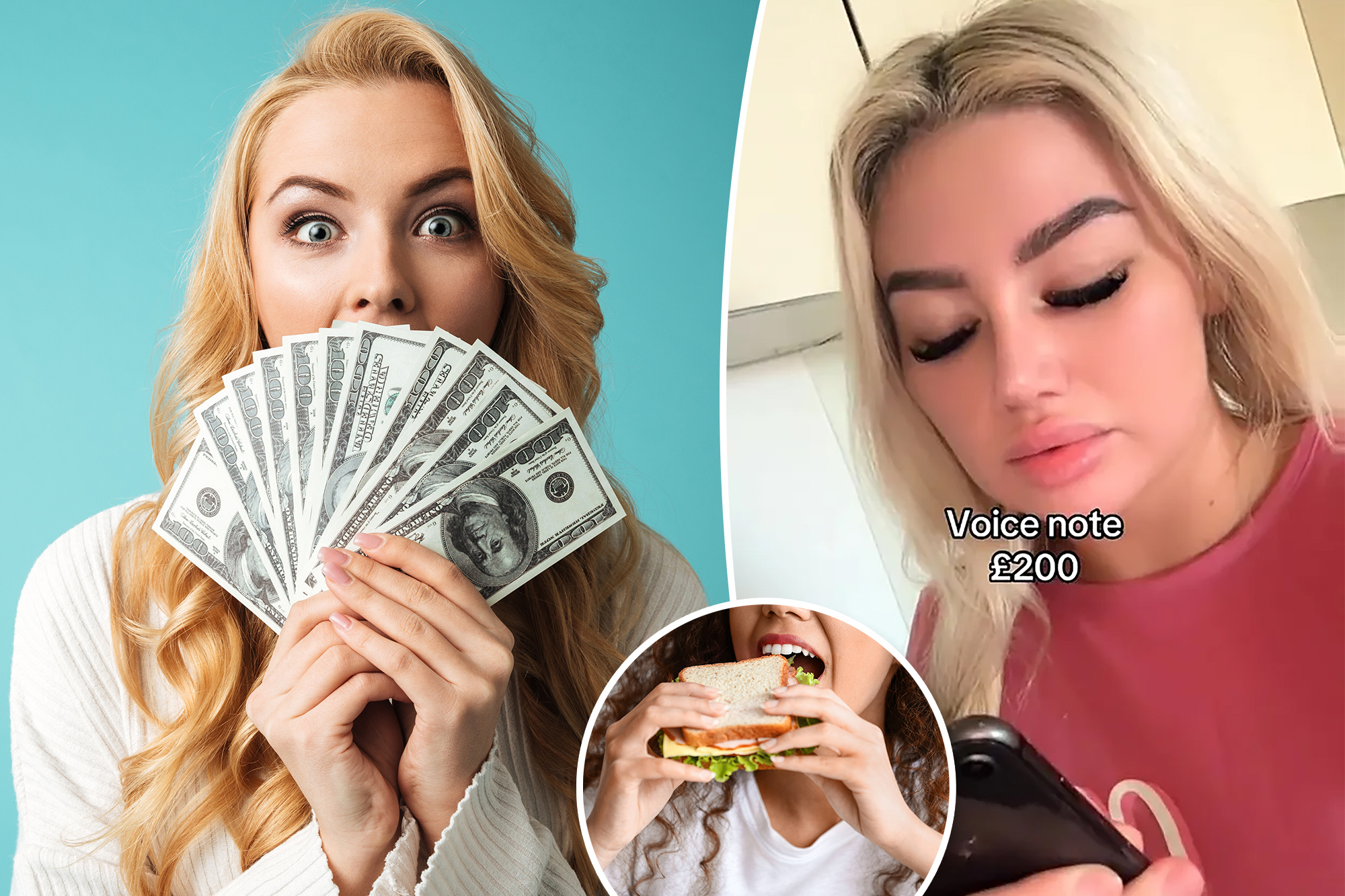 I’m so hot, I get paid for my ‘pretty privilege’ — I made $500 just to eat a sandwich