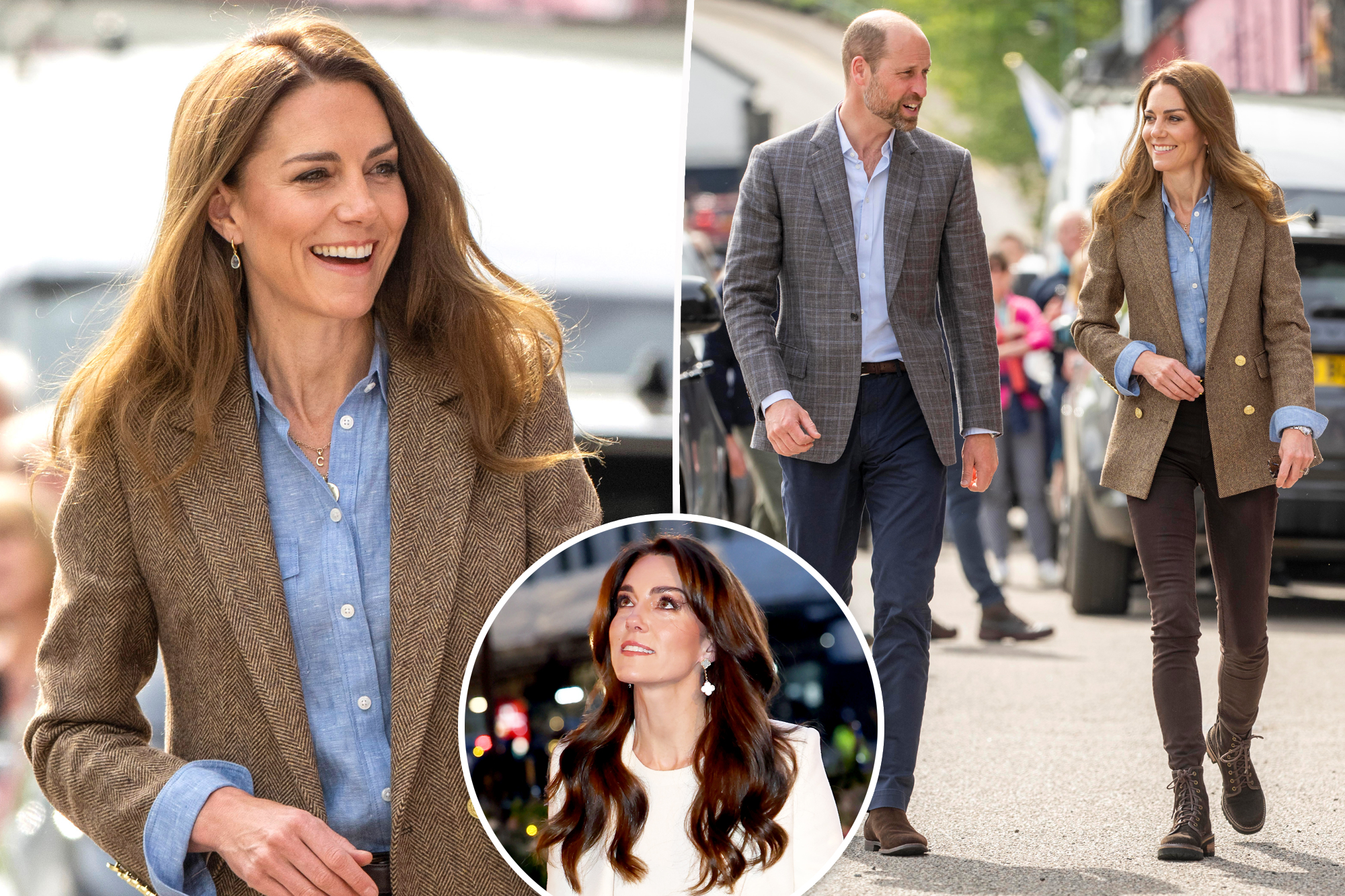 Kate Middleton debuts new blonde hair on wedding anniversary with Prince William in Scotland
