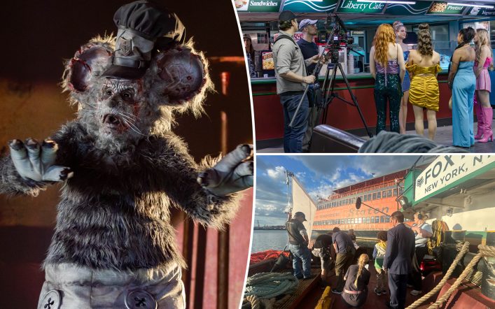 A messed-up ‘Steamboat Willie’ horror film was shot on the Staten Island ferry Pete Davidson and Colin Jost bought