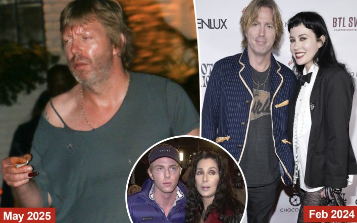 Cher’s son Elijah Blue Allman disheveled with fake nail, sores at LA hotspot after singer sounded alarm on his ‘mental health’