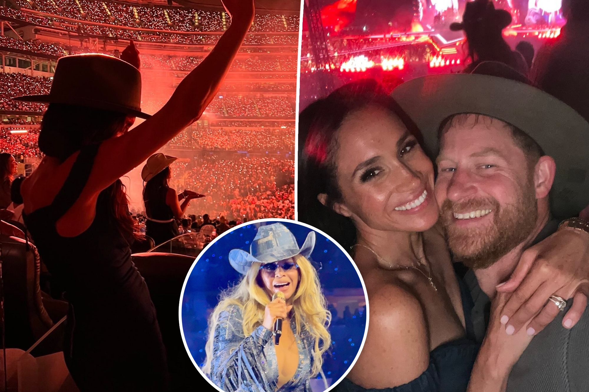 Meghan Markle and Prince Harry can’t keep their hands off each other during date night at Beyoncé’s LA concert