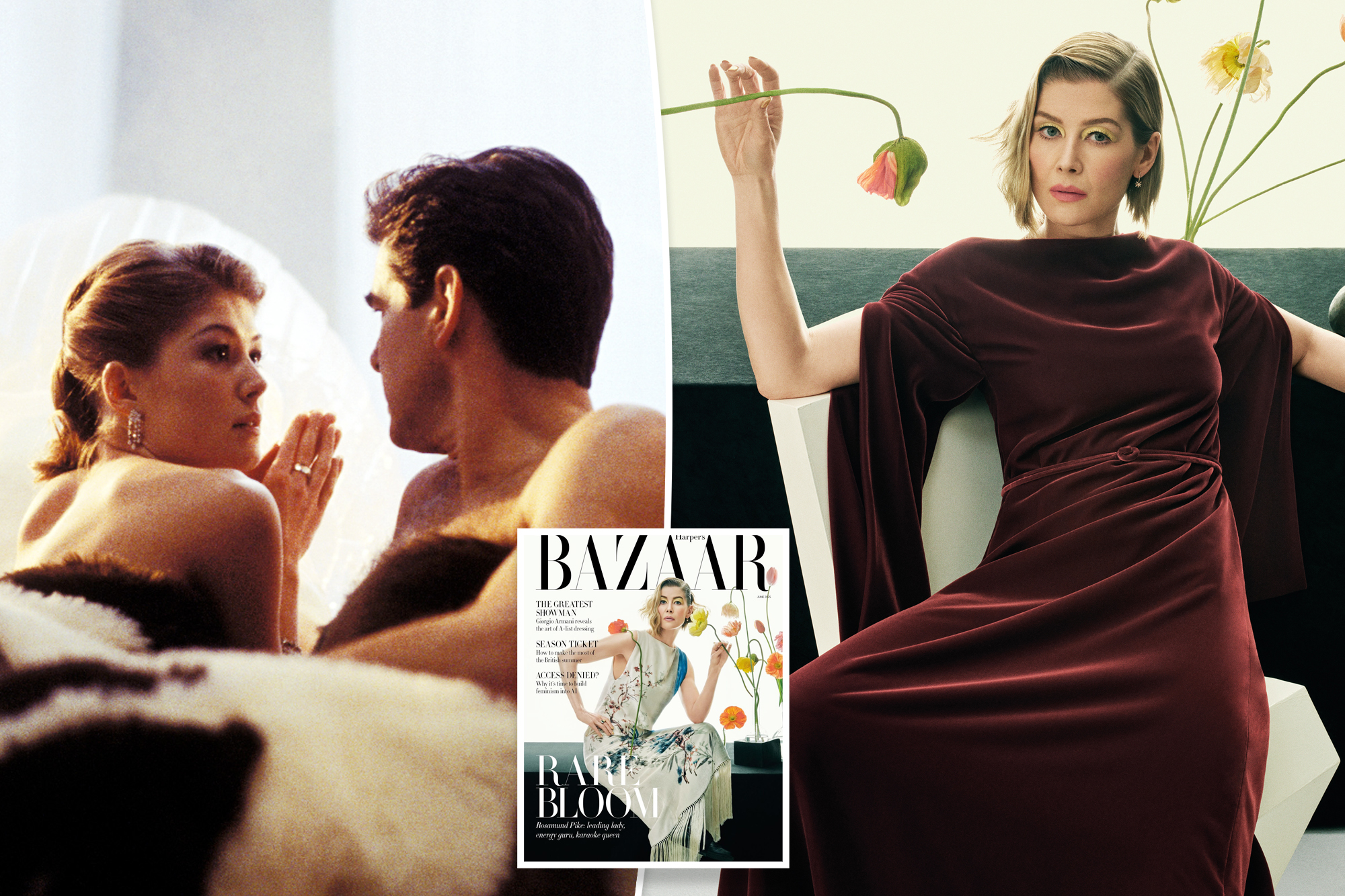 Rosamund Pike claims she was asked to strip down to her underwear during uncomfortable James Bond audition