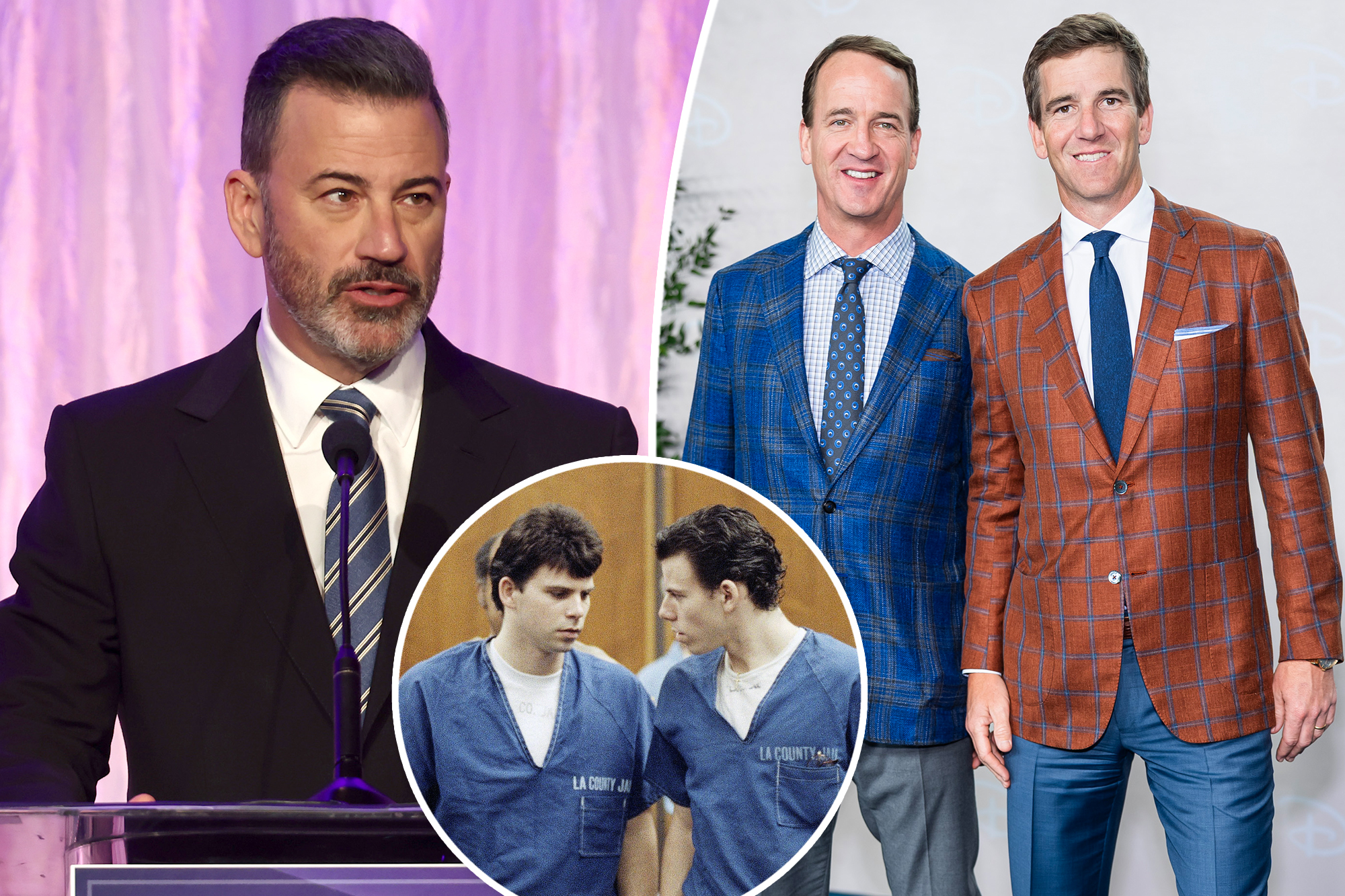 Jimmy Kimmel slammed for shocking joke comparing Eli, Peyton Manning to Menendez brothers