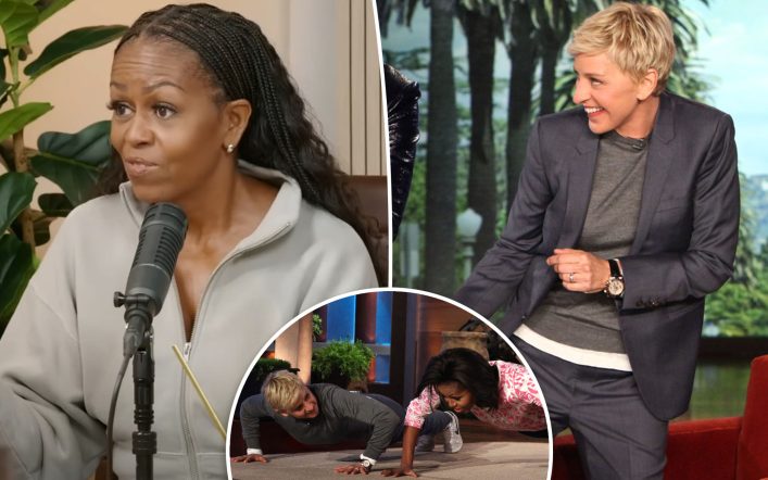 Michelle Obama calls out Ellen DeGeneres for forcing her to do this on talk show: ‘I’m the first lady’