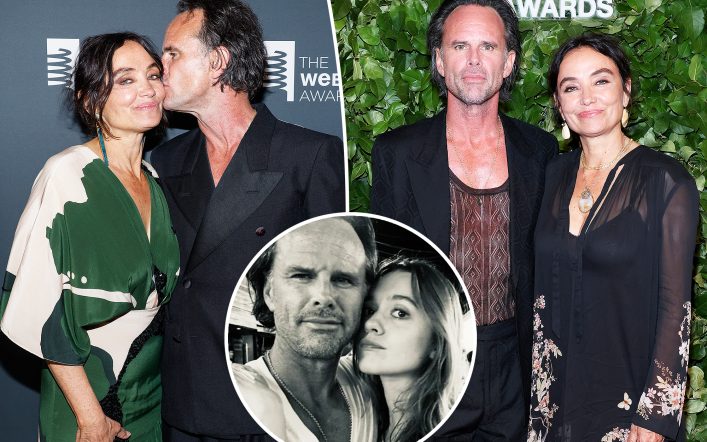 ‘White Lotus’ star Walton Goggins’ wife breaks silence on Aimee Lou Wood affair rumors