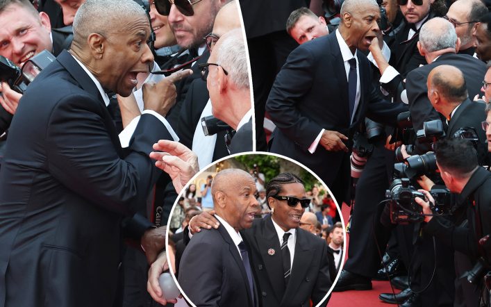 Denzel Washington snaps during heated exchange with photographer on Cannes red carpet: ‘Stop!’