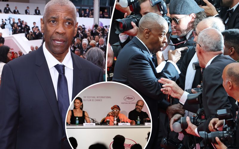 Denzel Washington skips Cannes Film Festival event after snapping at red carpet photographer