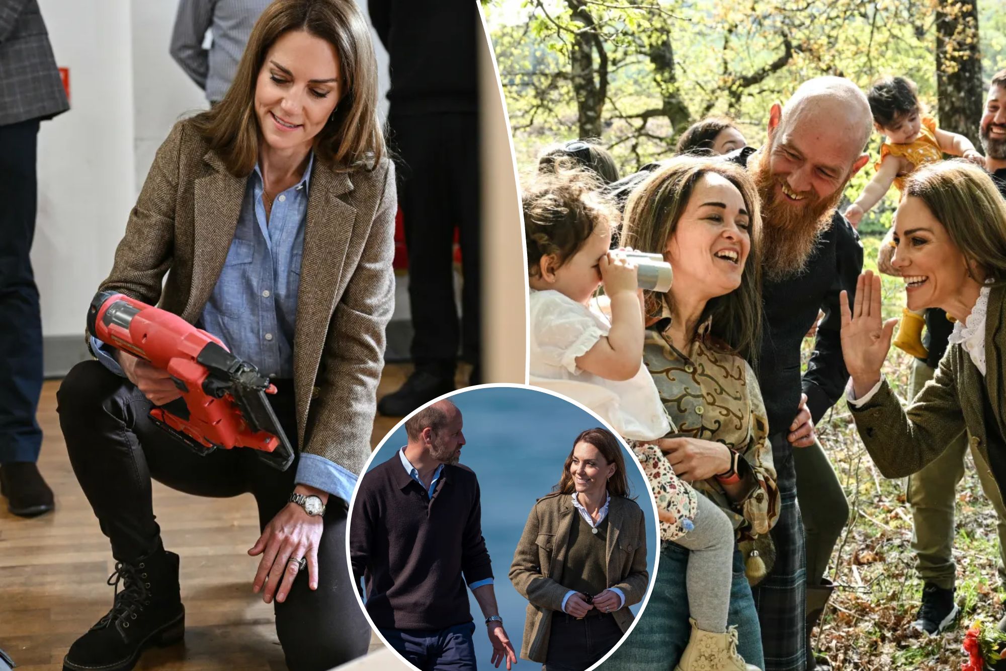 Kate Middleton reveals the wild present Prince William gave her for Christmas as she gets down and dirty on Scotland visit