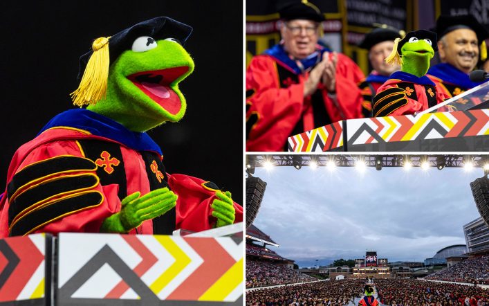 Kermit the Frog delivers inspiring commencement remarks to University of Maryland graduates: ‘Stay connected to your dreams’