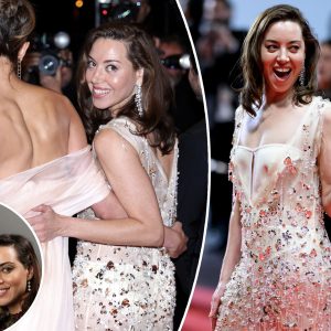 Aubrey Plaza makes her first red carpet appearance since the death of husband Jeff Baena