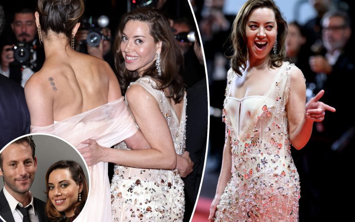 Aubrey Plaza makes her first red carpet appearance since the death of husband Jeff Baena