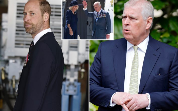 Prince William plans to banish uncle Andrew from royal life when he becomes king: expert