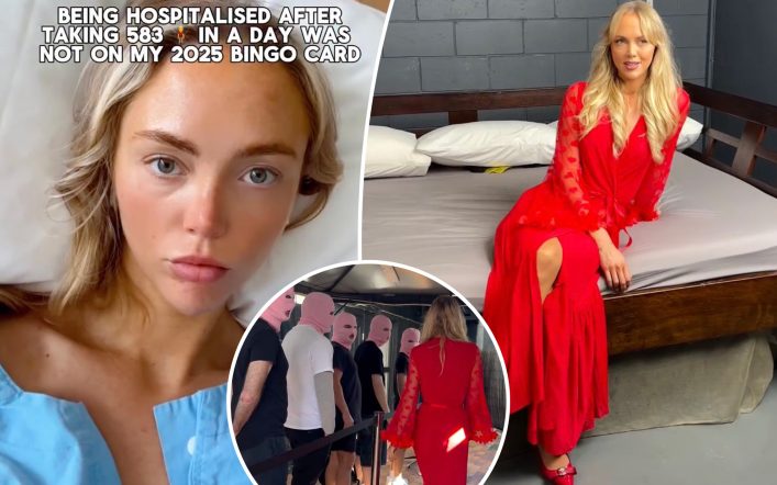 OnlyFans star rushed to hospital after 583-man sex stunt