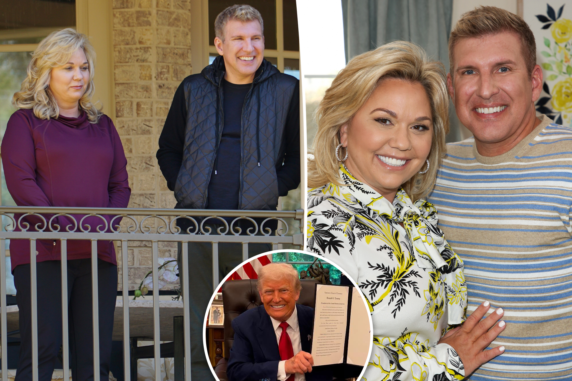 Todd and Julie Chrisley reunite for first time in over 2 years after pardons