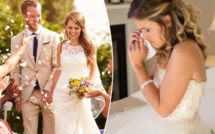 Bride shocked as groom mysteriously vanishes minutes after wedding — and she uncovers his dark secret: ‘He was the love of my life’