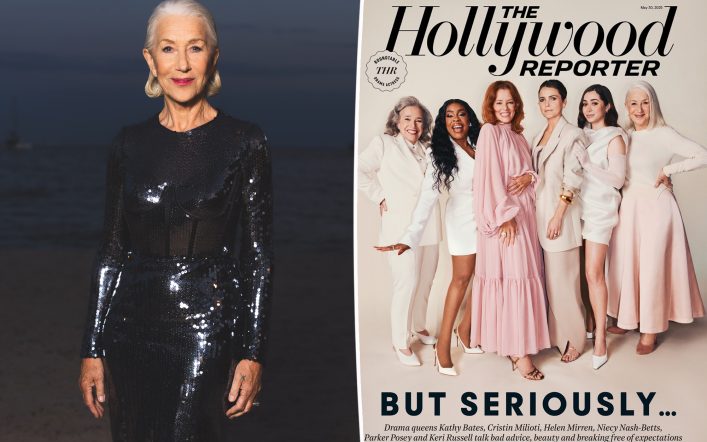 Helen Mirren tells five A-list actresses that ‘none of us are beautiful’