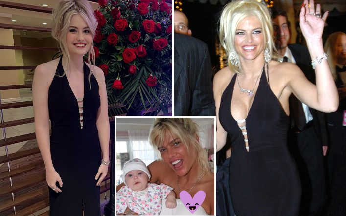 Dannielynn Birkhead wears mom Anna Nicole Smith’s iconic dress 21 years later at Kentucky Derby