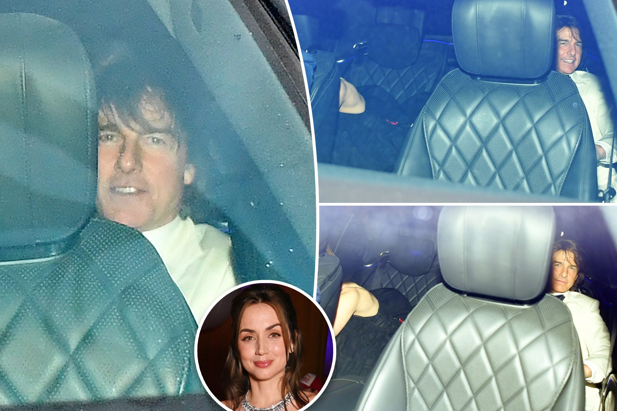 Tom Cruise and Ana de Armas sneak out of David Beckham’s 50th birthday together as romance rumors heat up