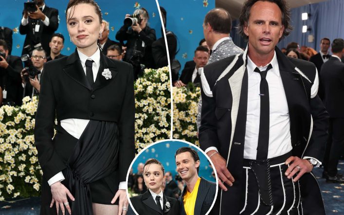 ‘White Lotus’ stars Aimee Lou Wood, Walton Goggins avoid each other on Met Gala 2025 red carpet amid rumored feud