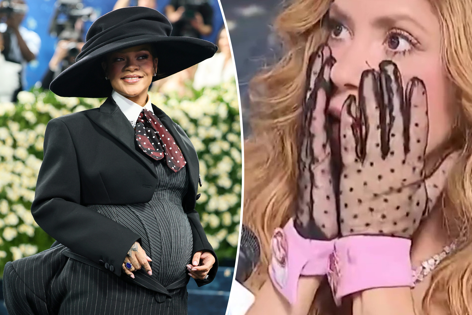 Horrified Shakira reacts to Rihanna snafu on Met Gala 2025 red carpet