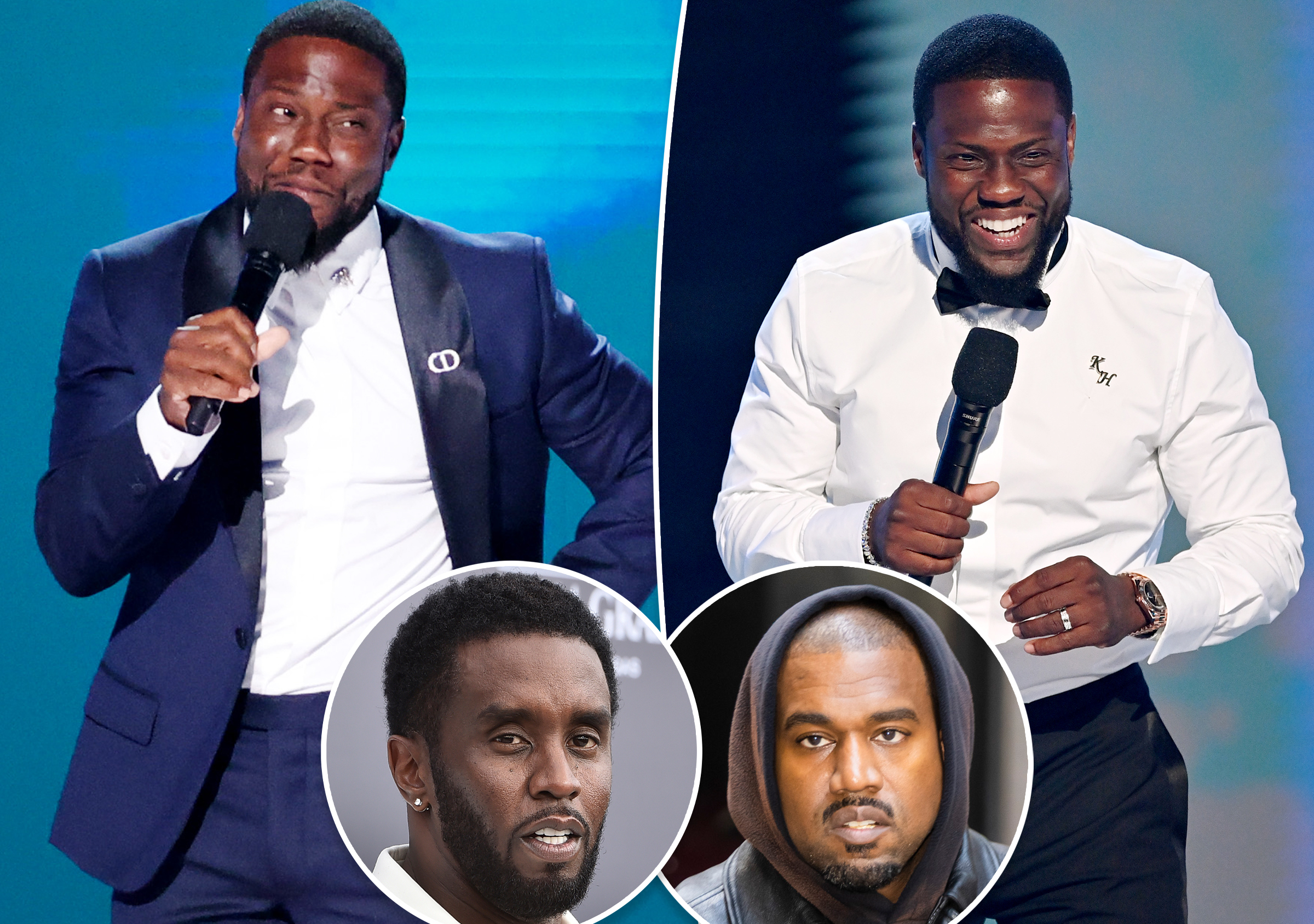 Kevin Hart savagely roasts Sean ‘Diddy’ Combs and Kanye West at 2025 BET Awards