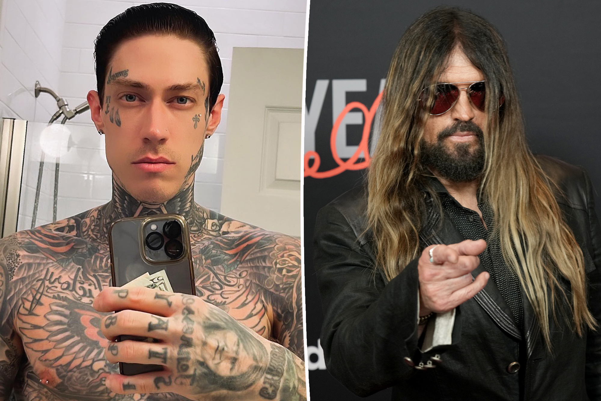 Billy Ray Cyrus’ son Trace attacks his ‘washed–up’ and ‘evil’ dad for skipping grandma’s funeral
