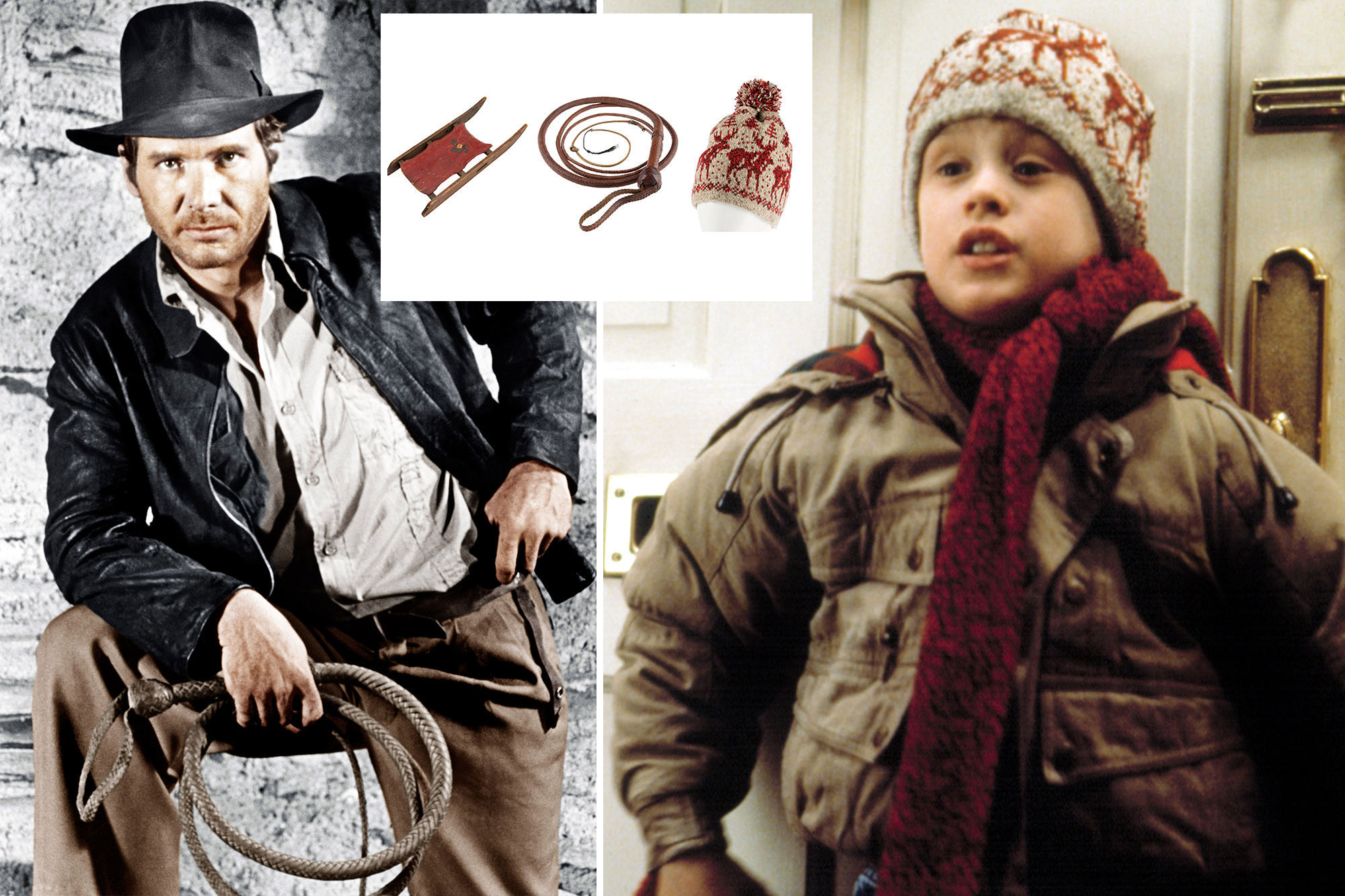 Iconic sled from ‘Citizen Kane,’ whip from ‘Indiana Jones’ and hat from ‘Home Alone’ hit auction block