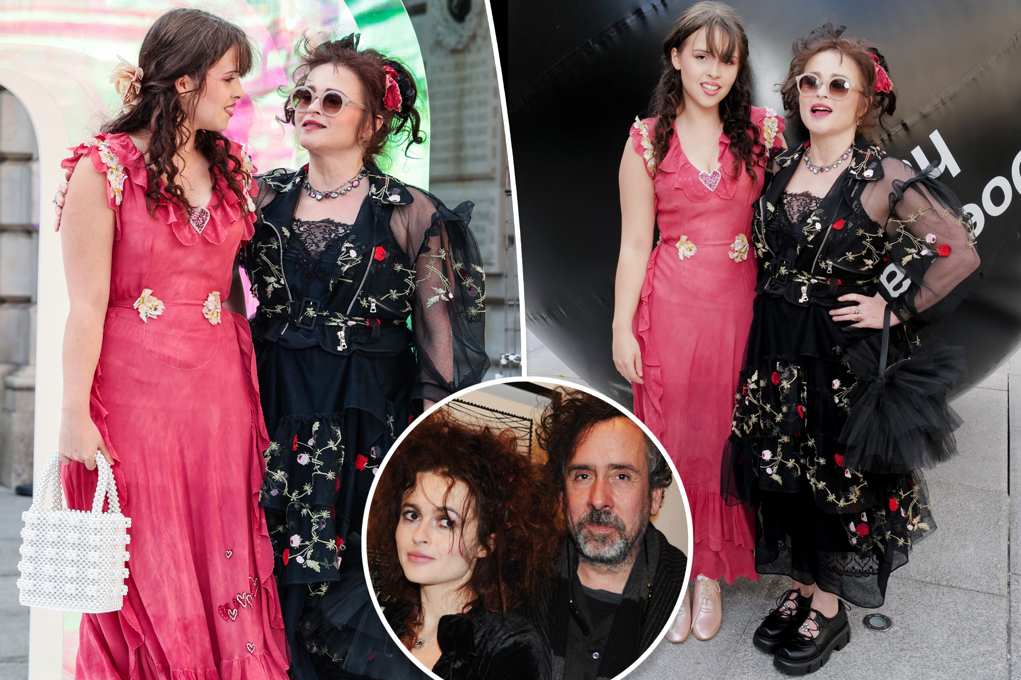 Tim Burton and Helena Bonham Carter’s daughter Nell makes rare red carpet appearance