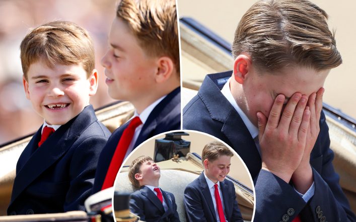 Here’s what cheeky Prince Louis asked brother George during Trooping the Colour ceremony