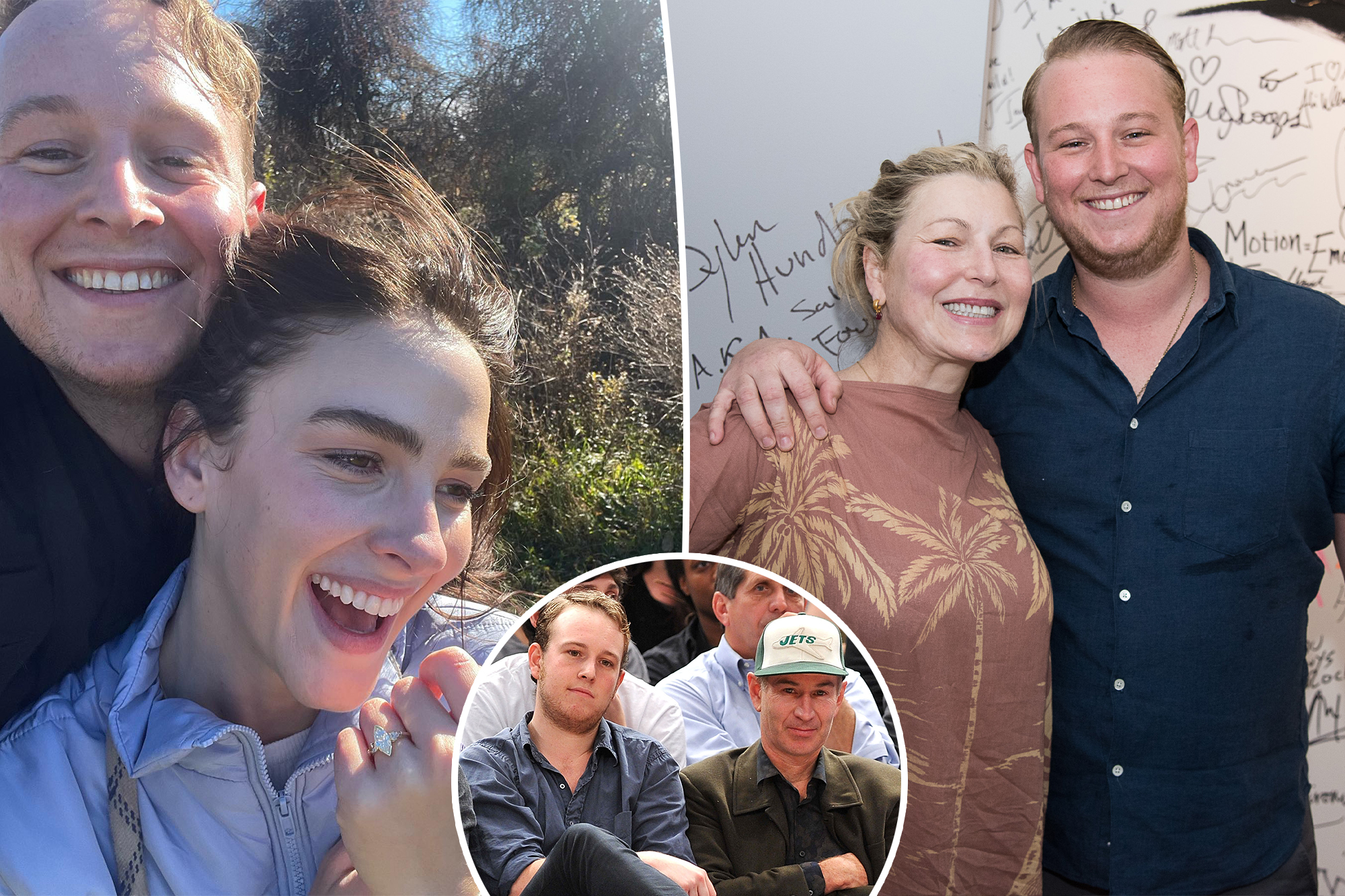 Tatum O’Neal, ex-husband John McEnroe reunite at son Kevin’s California wedding