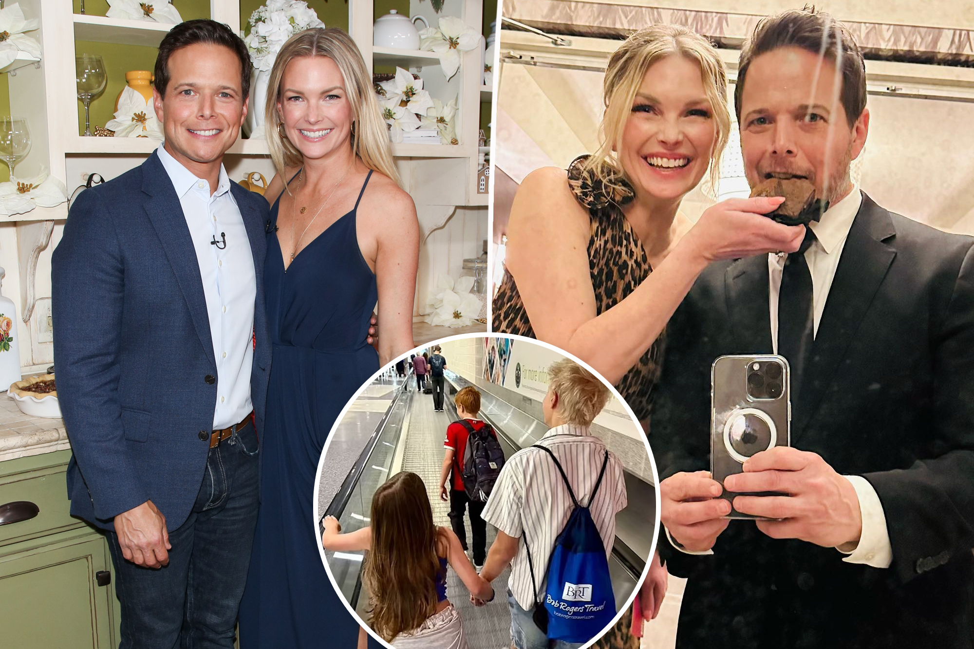 Scott Wolf returns to social media with photo of kids after filing for divorce from wife Kelley: ‘My forever squad’