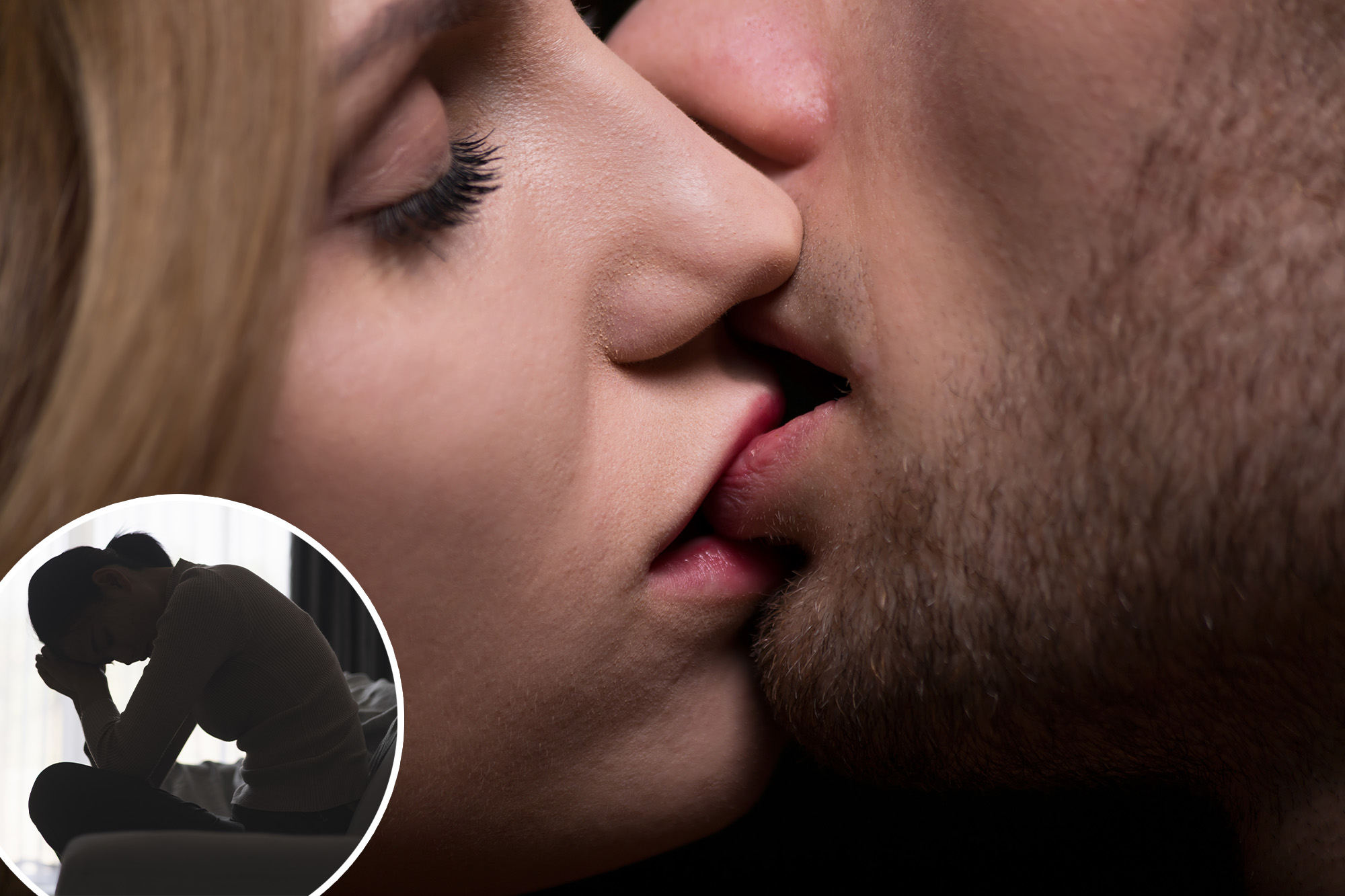 How kissing can actually spread depression and anxiety: study