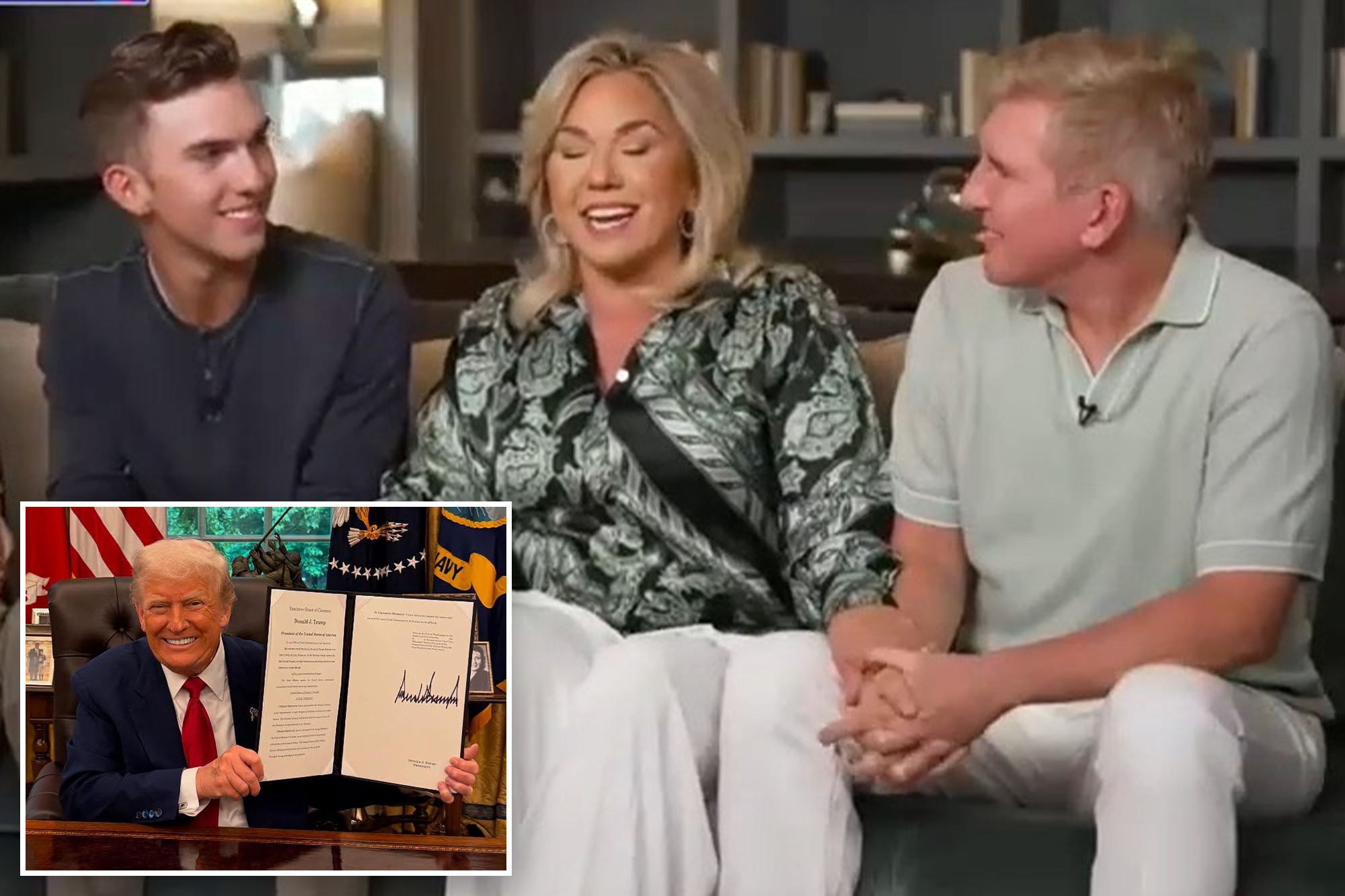 Todd and Julie Chrisley describe moment they learned about pardon: ‘God touched President Trump’s heart’