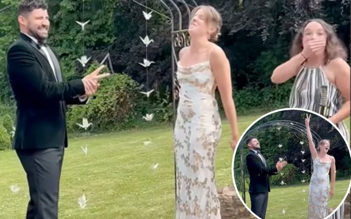 Bride and groom reveal clever way of deciding whose last name to take — while still at the altar: ‘This is incredibly cute’