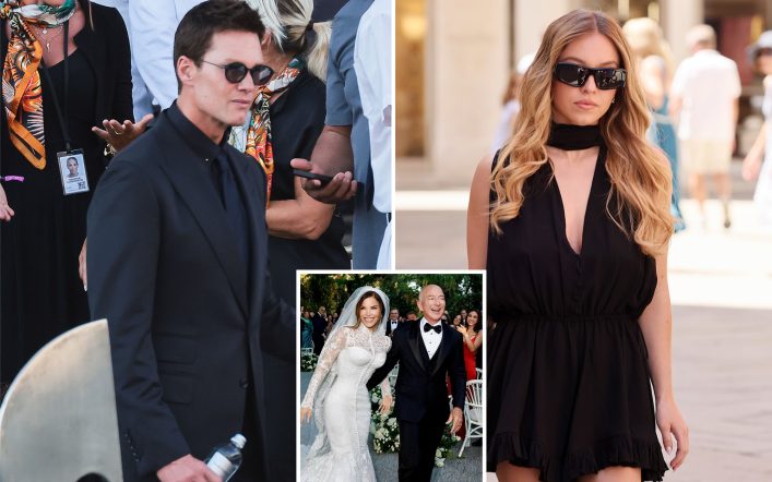Super Ball: Tom Brady spotted ‘chatting up’ Sydney Sweeney at Jeff Bezos’ wedding