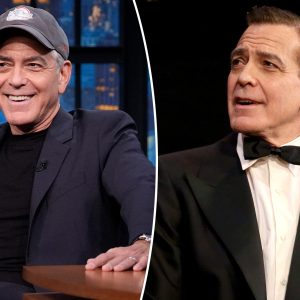 George Clooney roasts his ‘midlife crisis’ brunette hair — and reveals what Amal thinks
