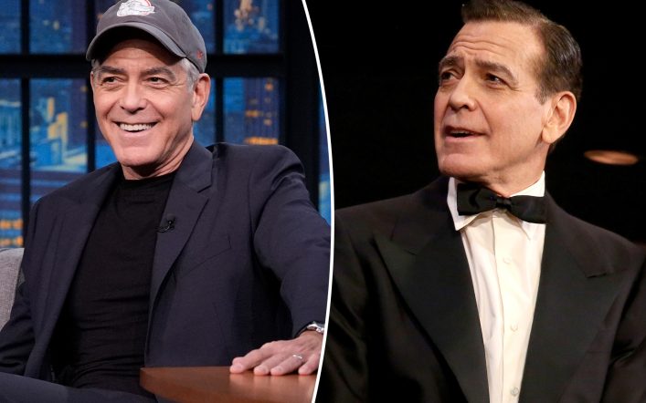 George Clooney roasts his ‘midlife crisis’ brunette hair — and reveals what Amal thinks