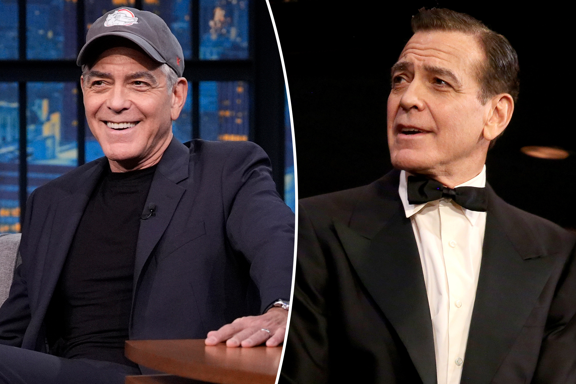 George Clooney roasts his ‘midlife crisis’ brunette hair — and reveals what Amal thinks