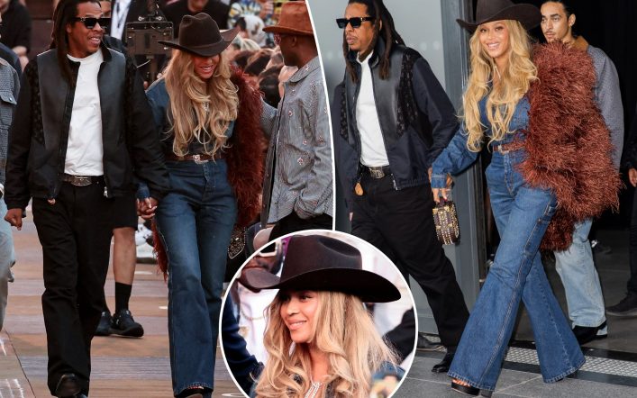 Beyoncé and Jay-Z steal the spotlight at Louis Vuitton’s Paris Fashion Week show: ‘Queen Bey effect’