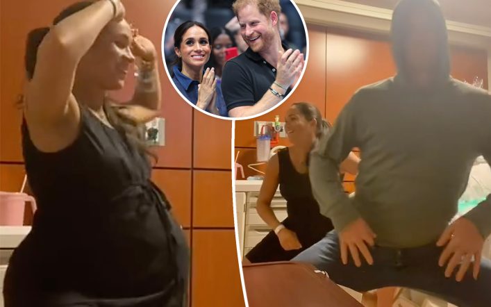 Meghan Markle, Prince Harry mocked over ‘cringe’ delivery room dance video from Lilibet’s birth