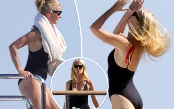 Gwyneth Paltrow, 52, flaunts killer bikini body on yacht with eclectic group of famous friends