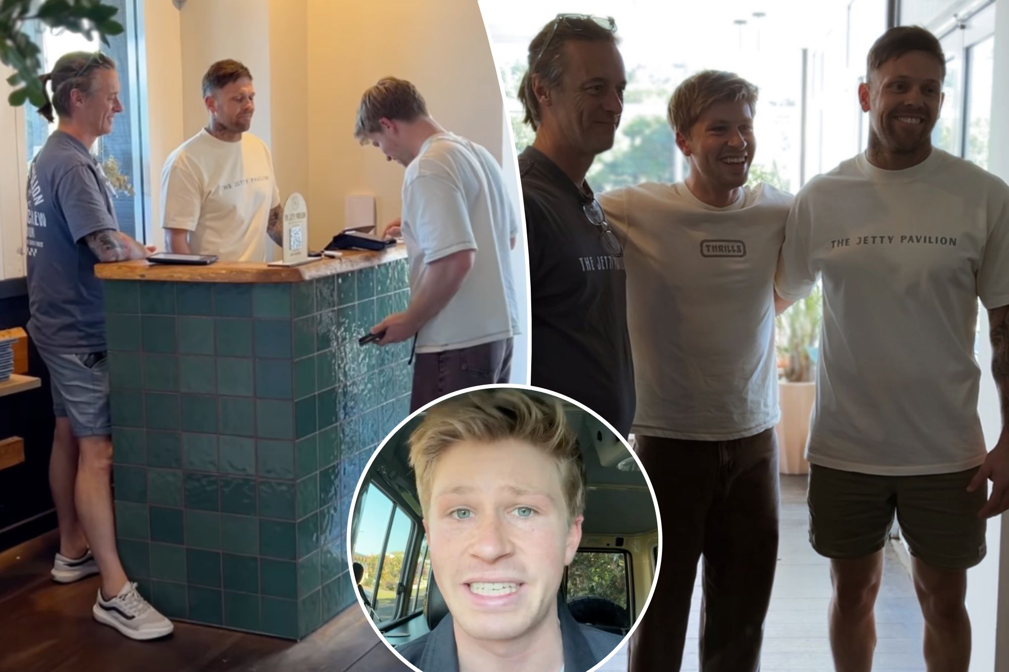 Robert Irwin returns to settle score after he unwittingly dined and dashed at popular restaurant