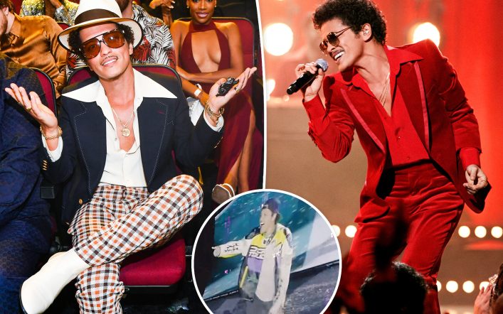 Bruno Mars jokes he’s ‘almost out of debt’ after being accused of owing MGM Resorts $50M