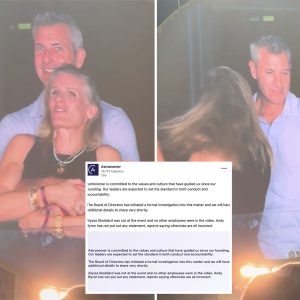Astronomer launches investigation into CEO Andy Byron and HR boss Kristin Cabot’s alleged affair after Coldplay kiss cam reveal